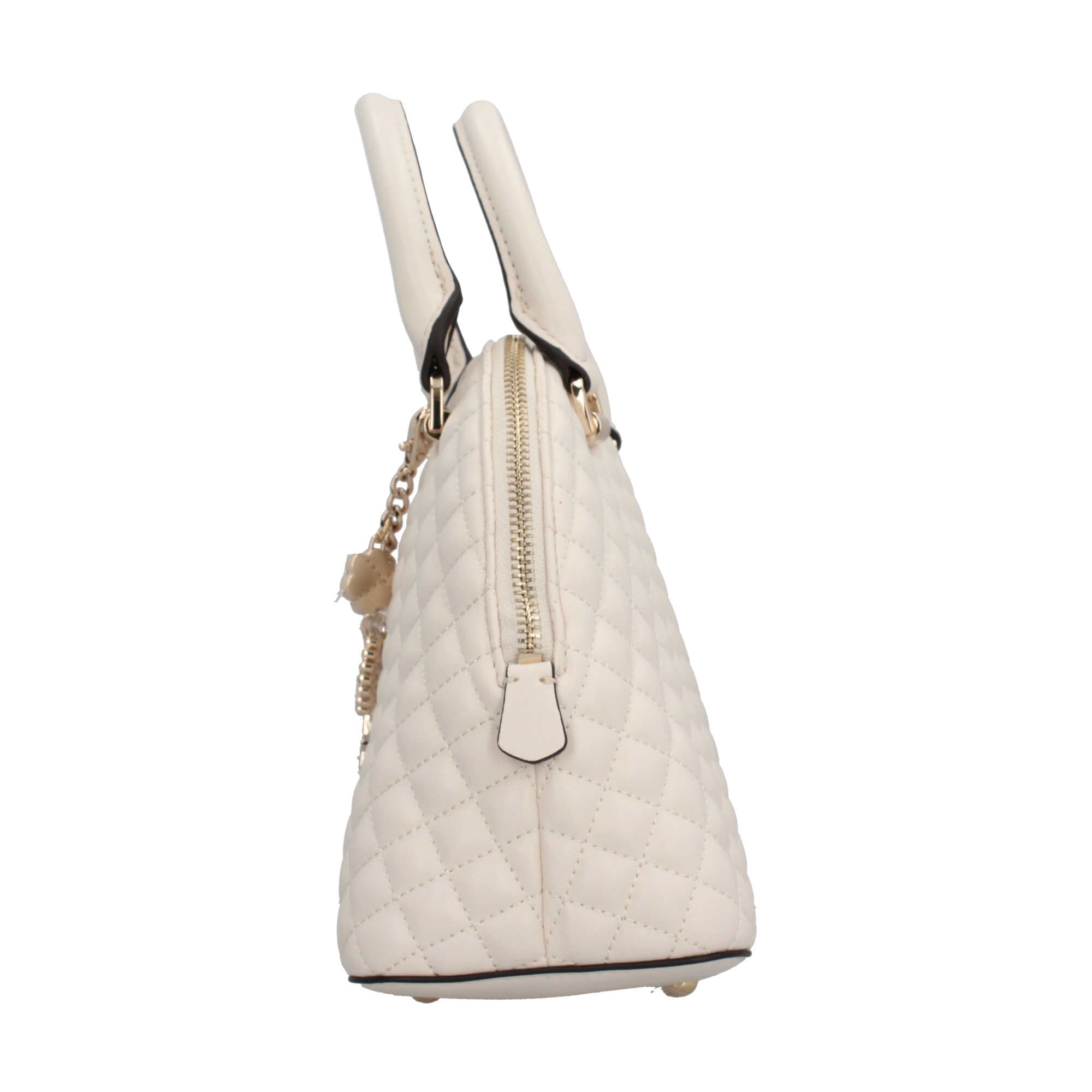 Borsa a mano in matelassé con tracolla removibile Guess Beige TU | Giò Fashion