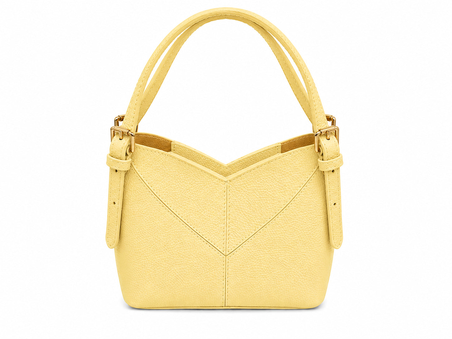 Borsa a Mano Vera Pelle Donna dal Design Geometrico