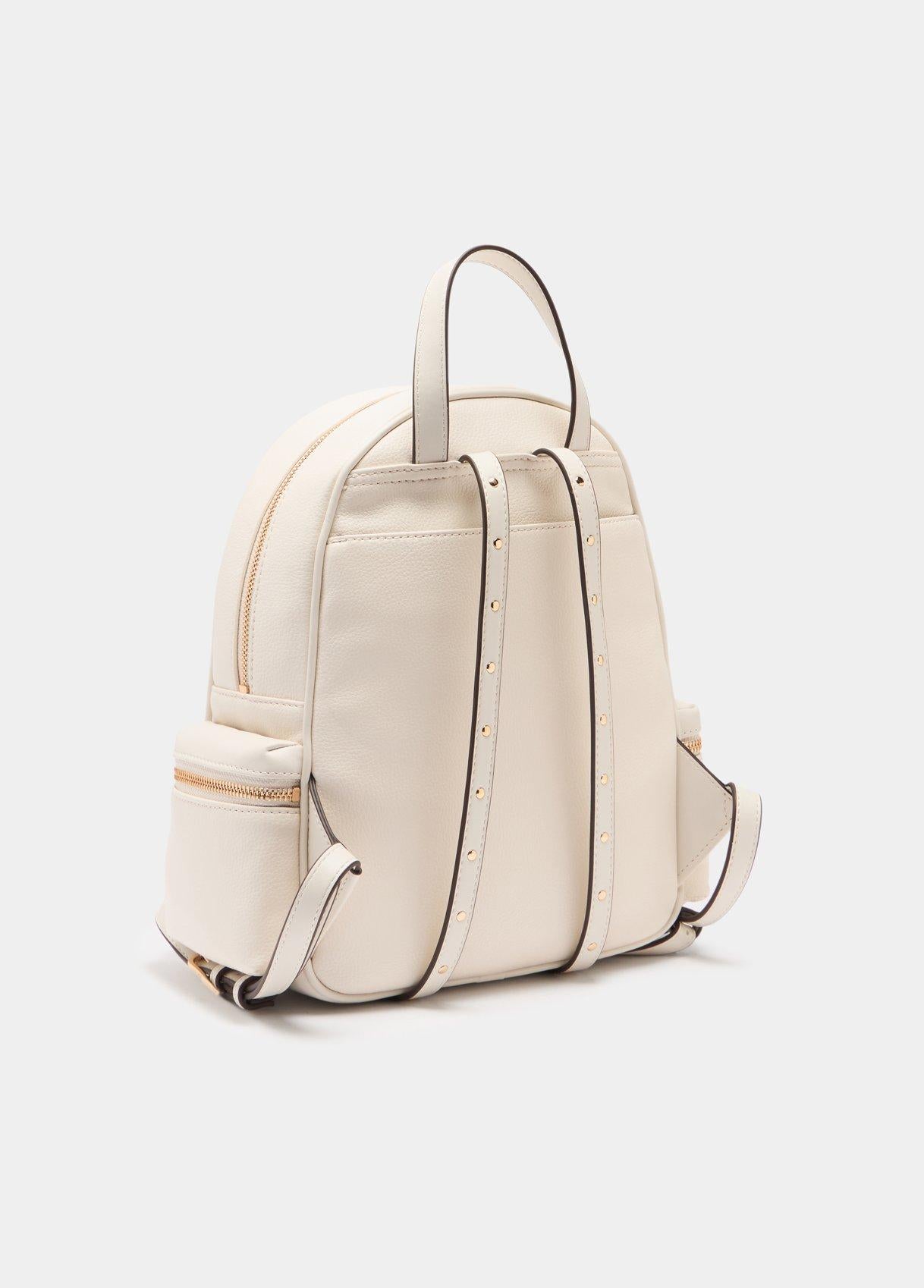 Zaino Liu Jo Milano con Tasca Frontale e Chiusura Zip Cream TU | Giò Fashion
