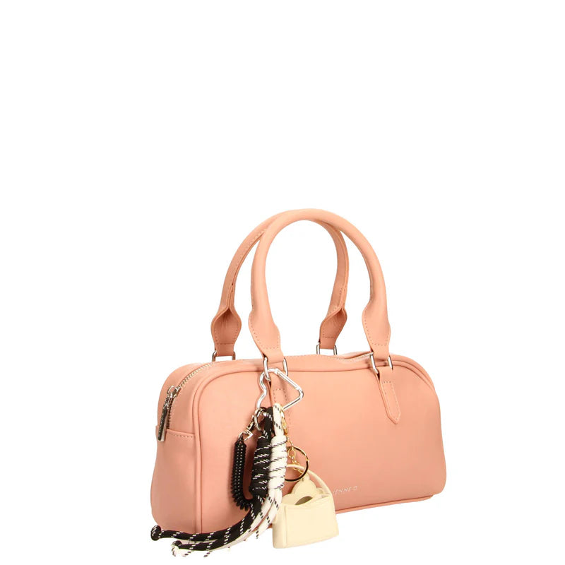 Borsa Vivienne D donna a mano compatta design elegante moderno Rosa TU | Giò Fashion