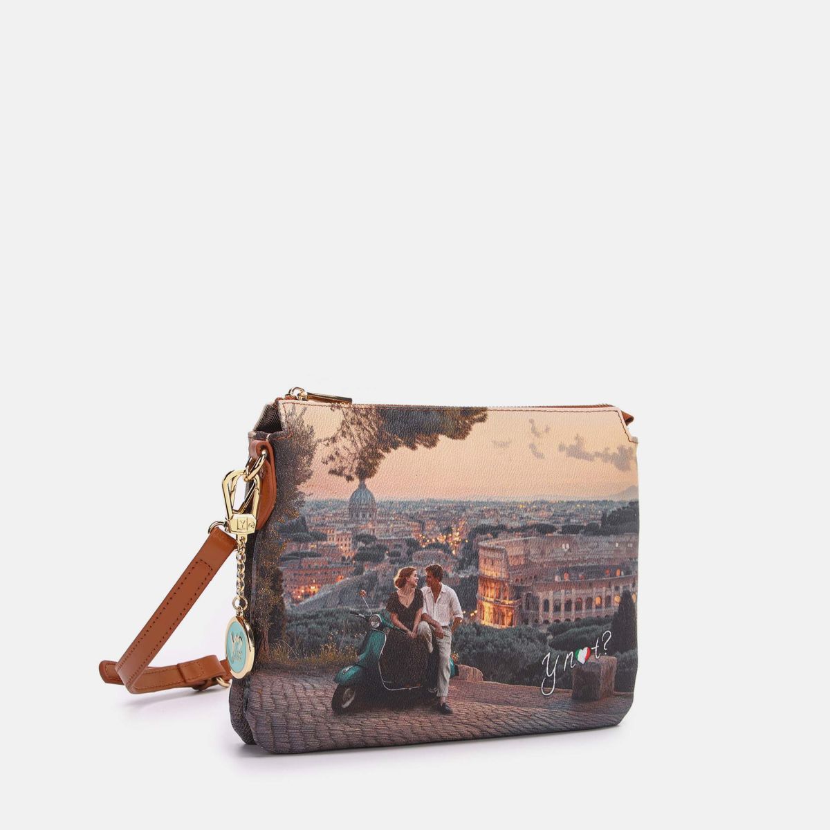 Ynot? Yes Bag Borsa a Tracolla Donna con Due Scomparti