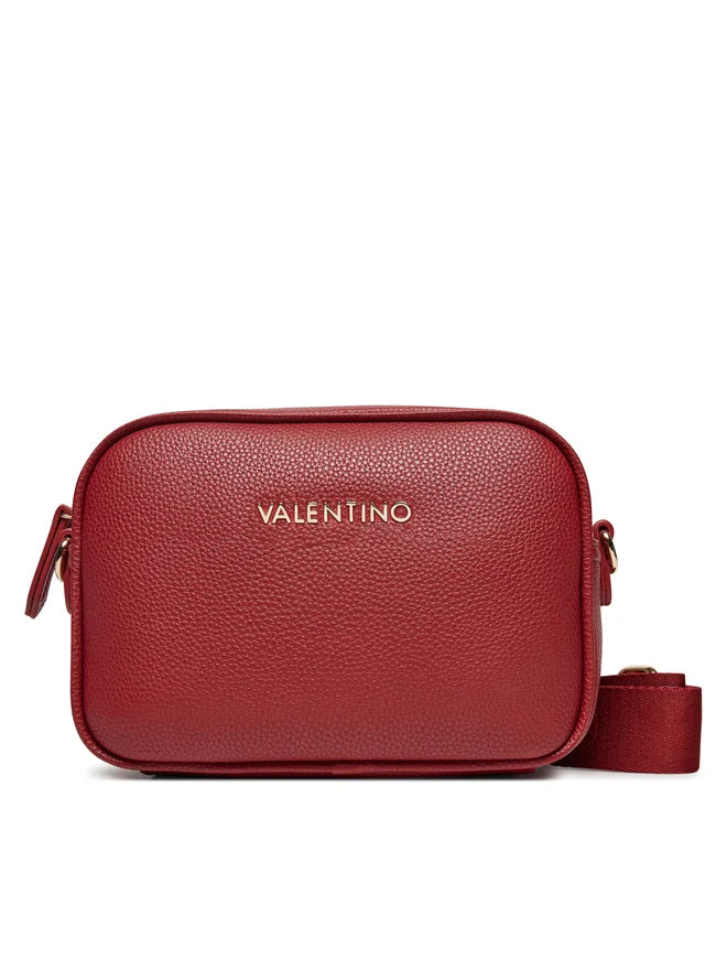 Borsa a tracolla Valentino con logo frontale e design compatto Rosso TU | Giò Fashion