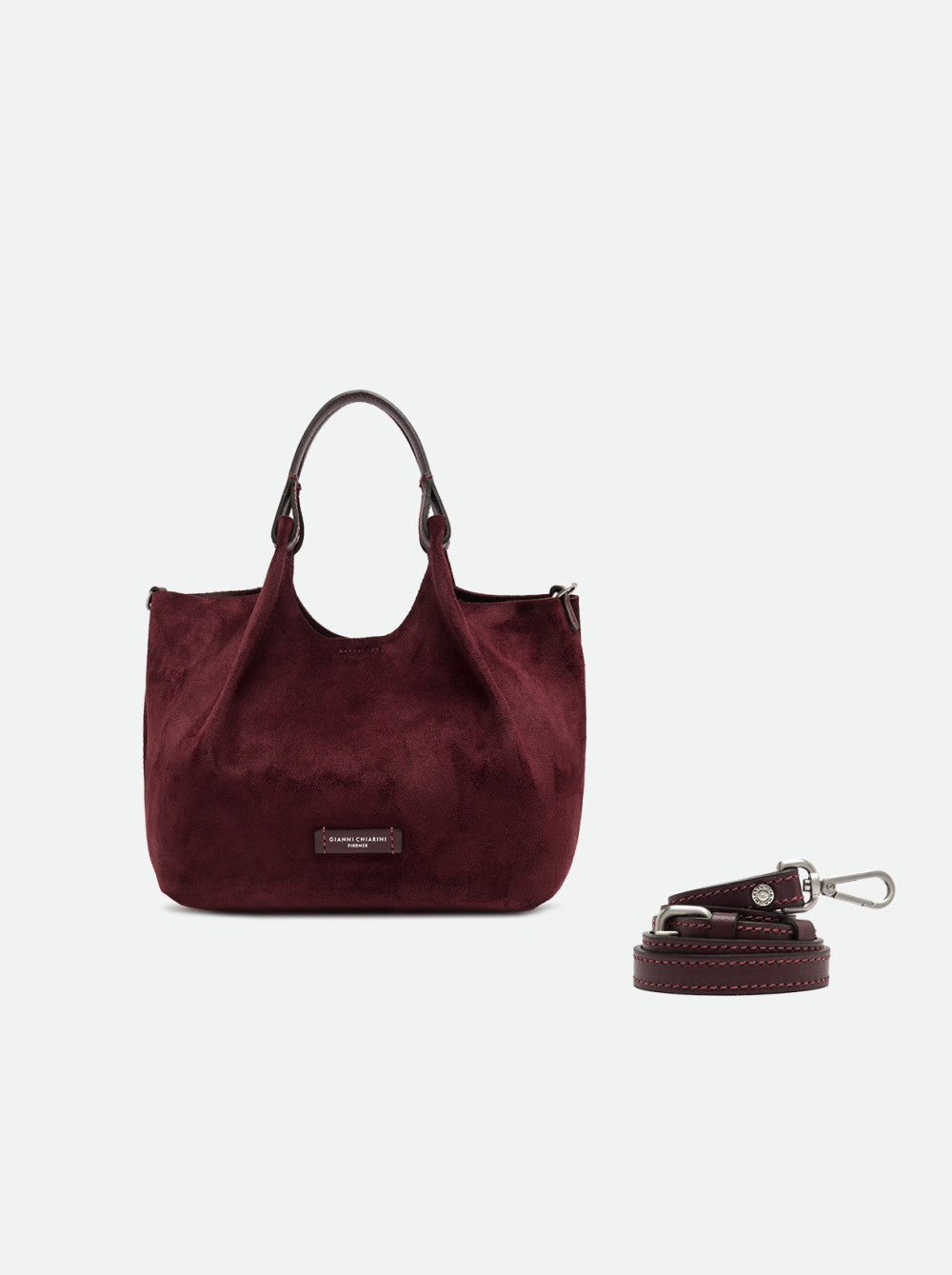 Gianni Chiarini Dua Borsa Media in Pelle Scamosciata