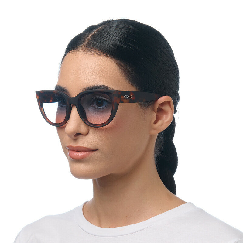 OKKIA Silvia Occhiali da Sole Donna Cat Eye Oversize con Protezione UV400