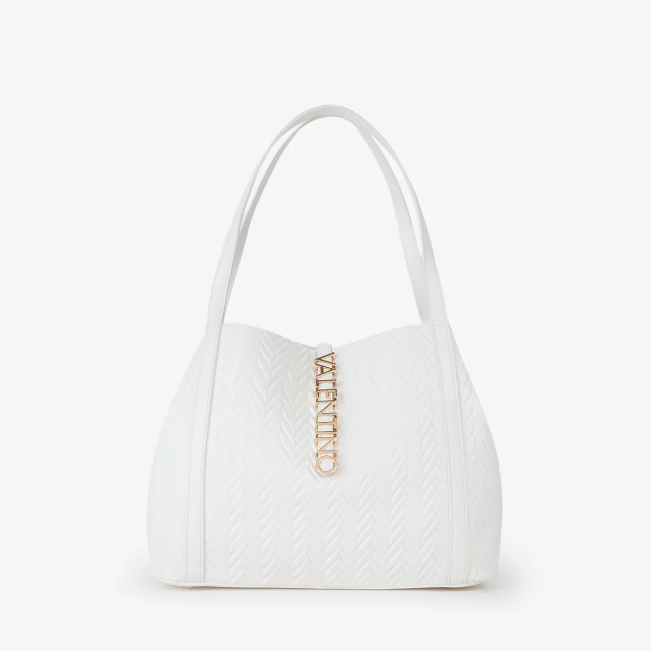 Valentino borsa shopper donna trapuntata con logo