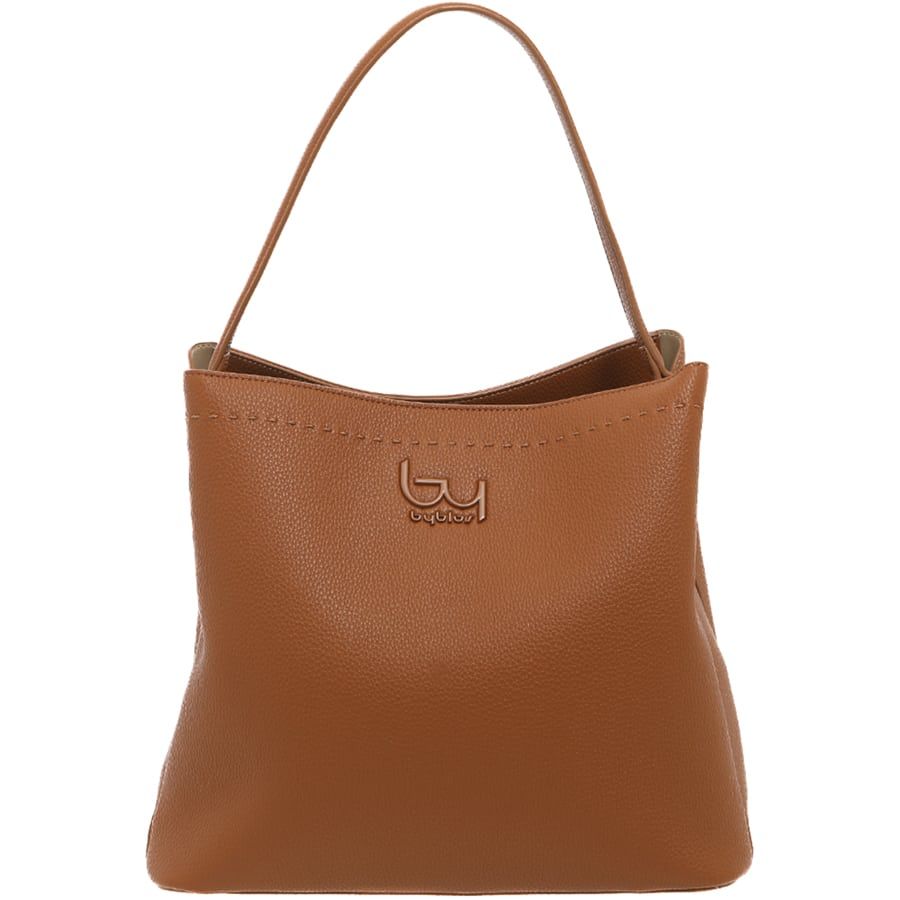 By Byblos borsa a spalla donna dal design essenziale e contemporaneo CUOIO TU | Giò Fashion