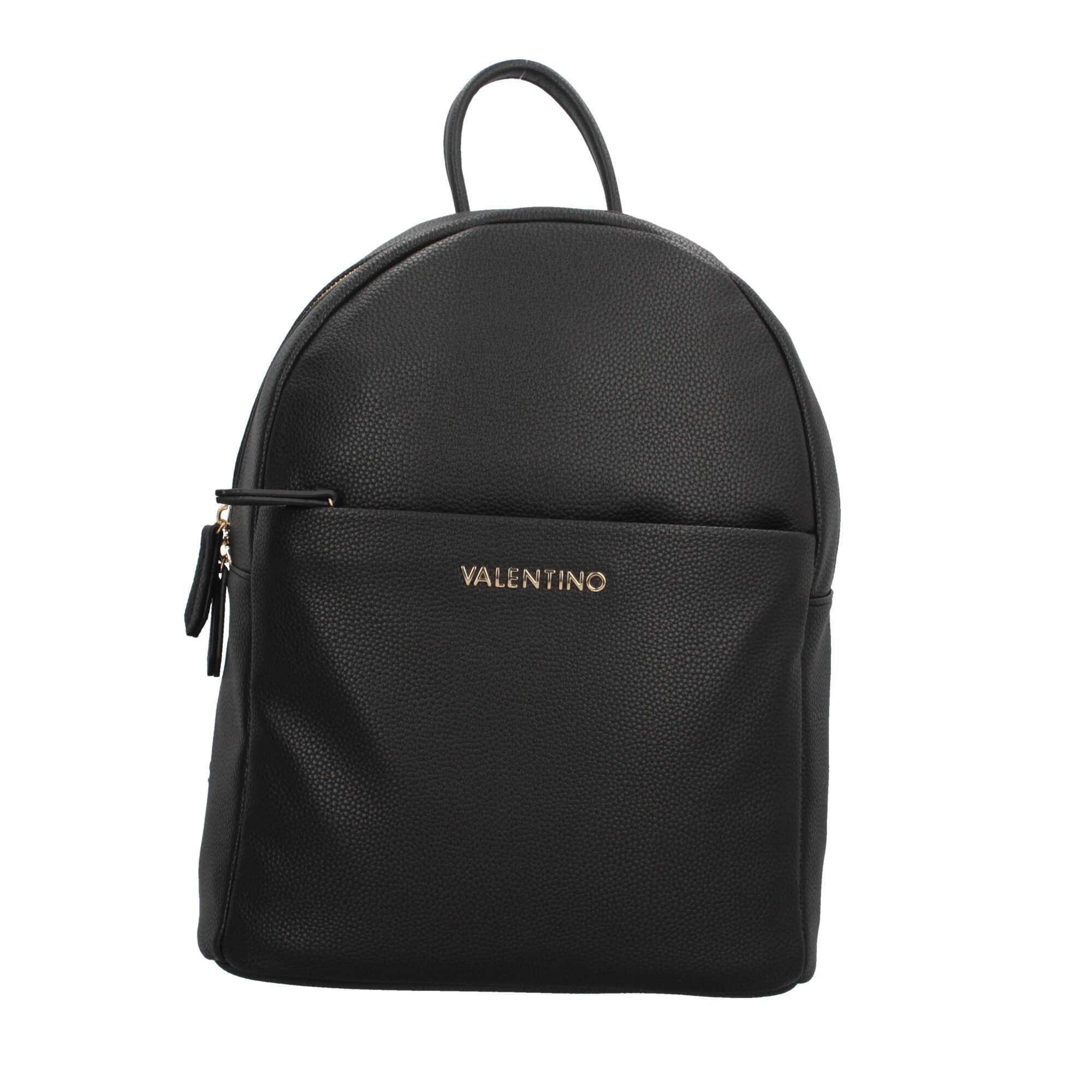 Zaino Valentino con logo frontale e spallacci regolabili NERO TU | Giò Fashion