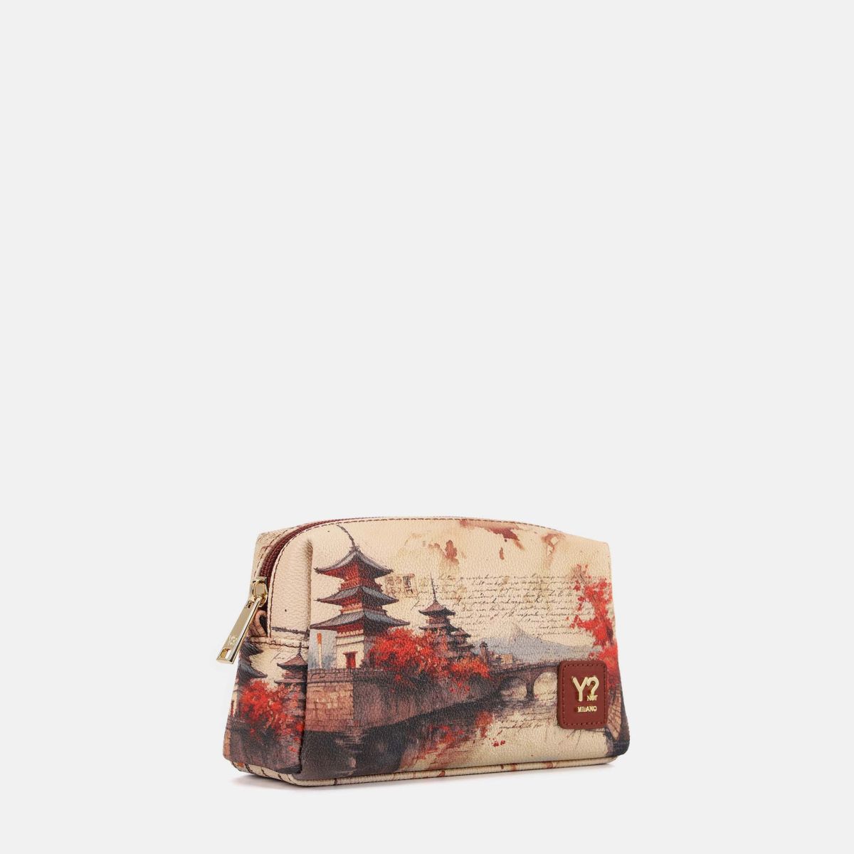 Ynot? Yes Bag Beauty Case Donna in Ecopelle con Zip