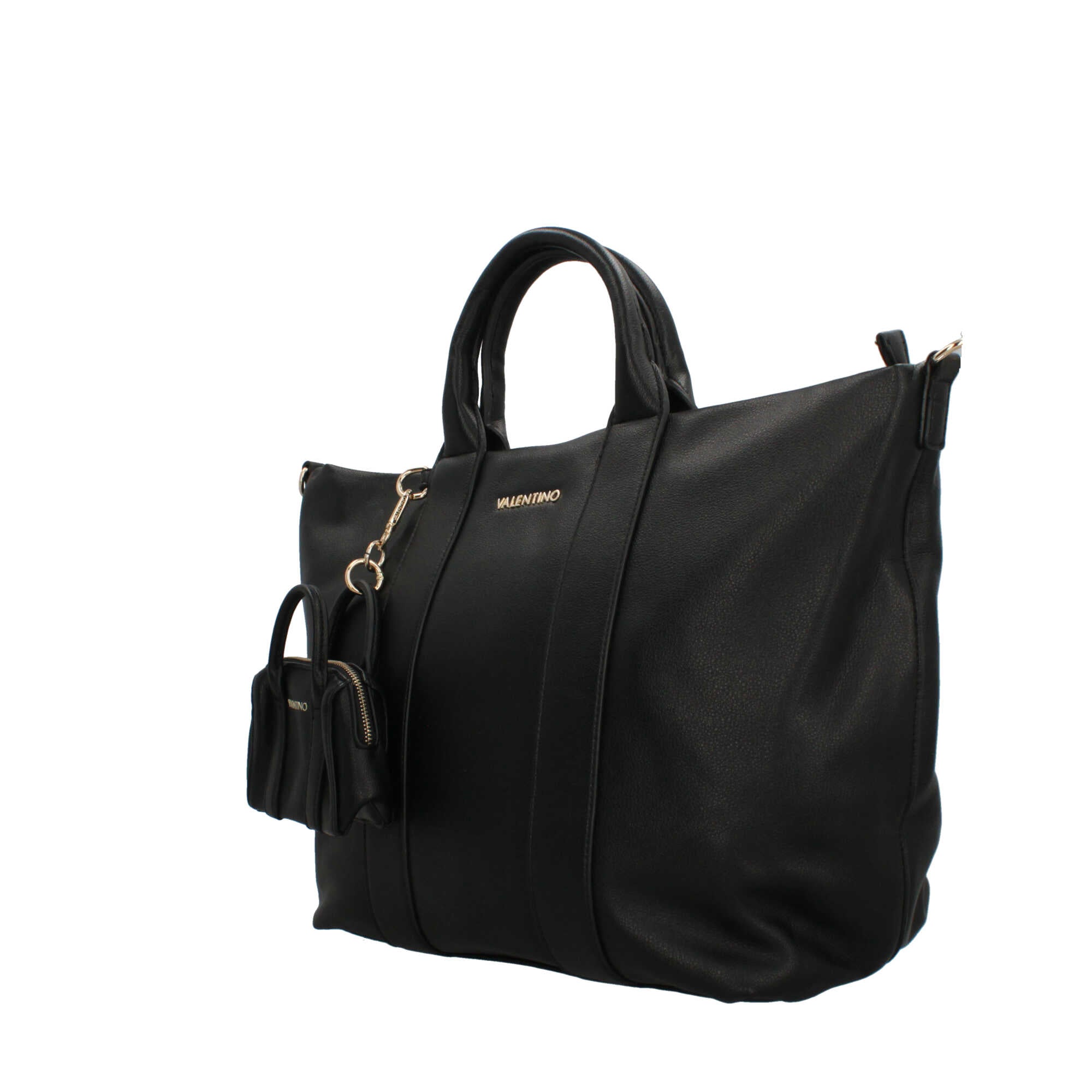 Mario Valentino borsa shopper donna capiente con tracolla NERO TU | Giò Fashion