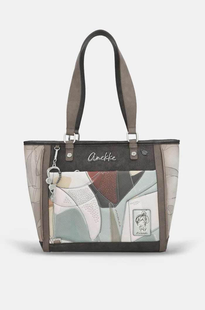 Borsa shopper donna Anekke con manici lungh Grigio TU | Giò Fashion
