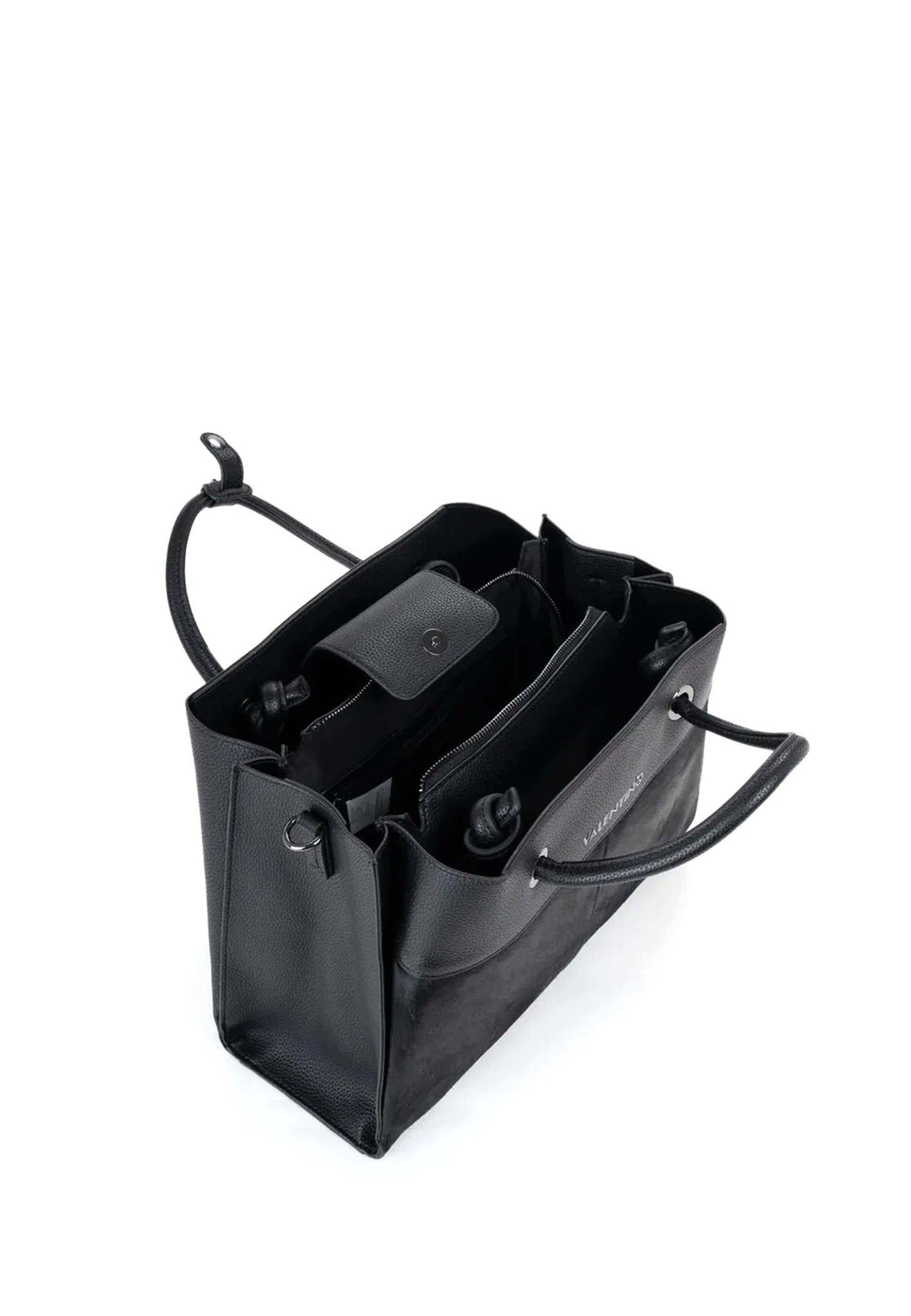 Valentino Borsa a Mano Alexia Winter con Inserto Effetto Cavallino