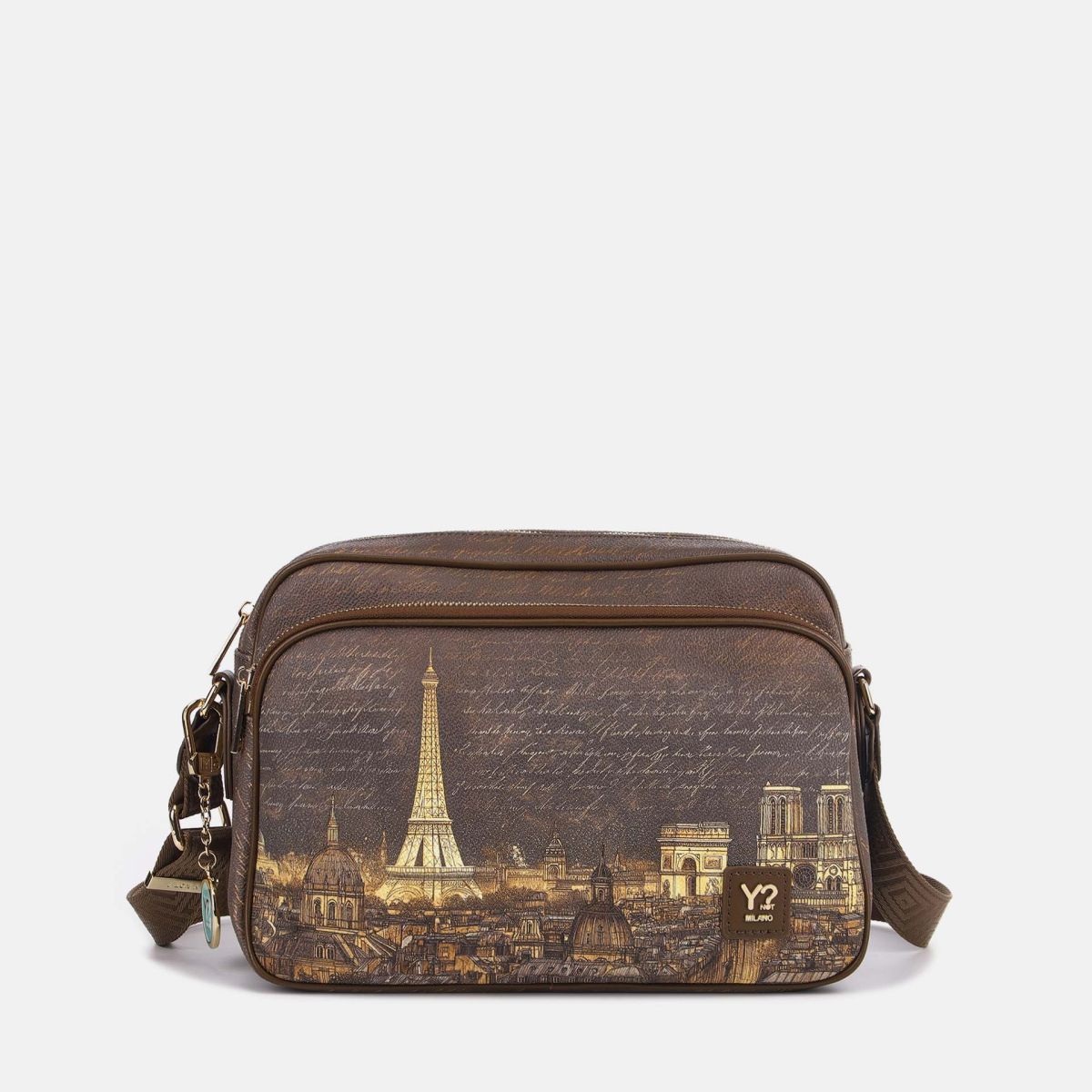 Ynot? Yes Bag Borsa Reporter Donna con Tracolla in Tessuto