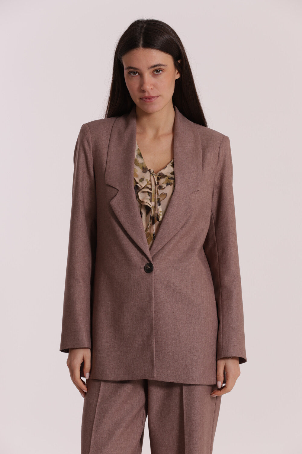 Blazer Mimi Mua donna elegante Marrone XL | Giò Fashion