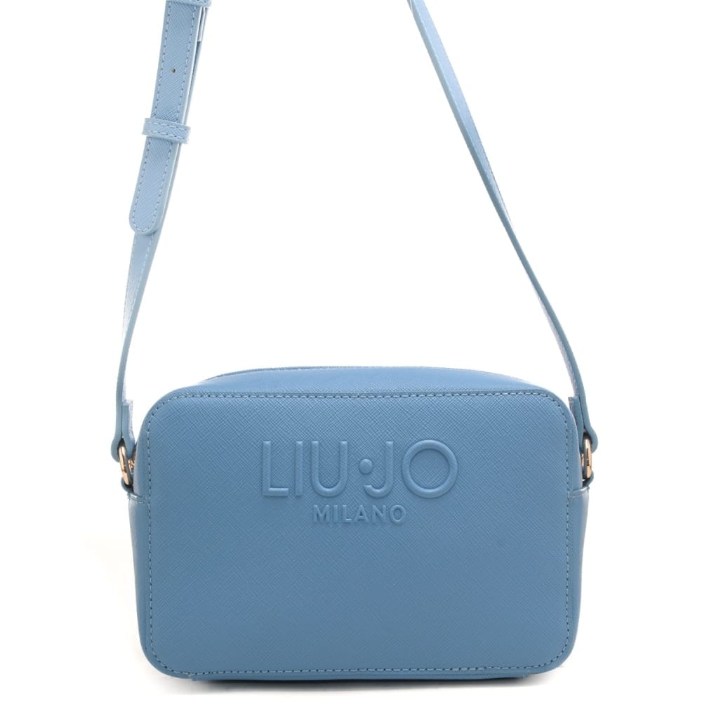 Borsa a tracolla Liu Jo dal design compatto con logo frontale DENIM TU | Giò Fashion