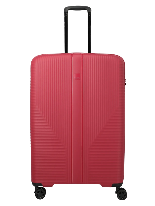 Trolley maxi Travelite rigido con 4 ruote e chiusura TSA Rosso TU | Giò Fashion