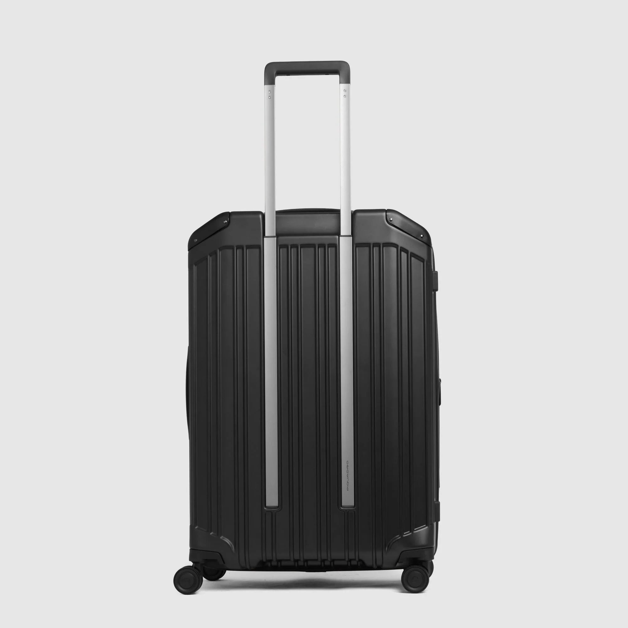 Piquadro Trolley Medio Rigido PQ-Light Verde Opaco Espandibile con 4 Ruote