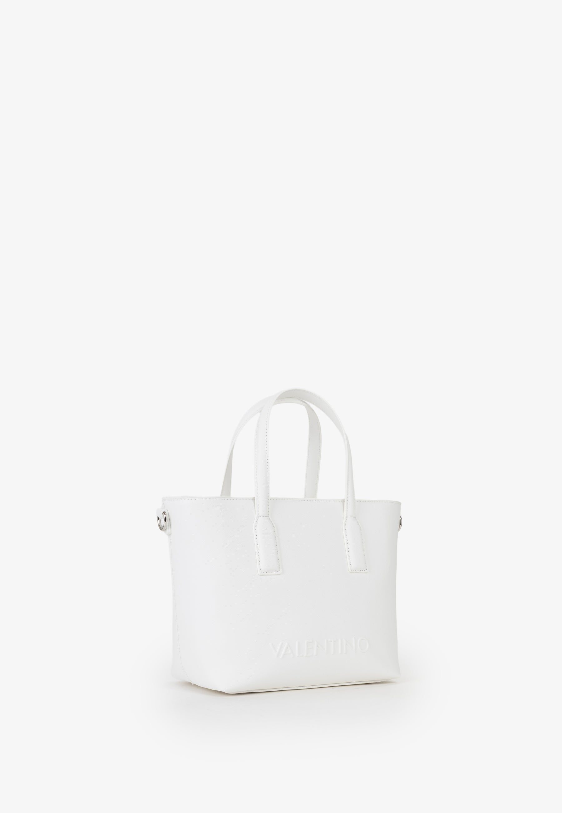 Borsa a mano donna Mario Valentino compatta con tracolla regolabile e design essenziale Bianco TU | Giò Fashion
