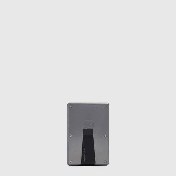 Portacarte MagSafe® in Alluminio e Pelle con Protezione RFID