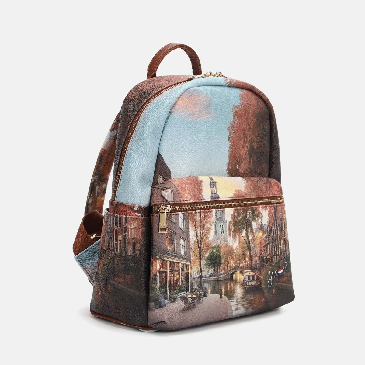 Ynot? Yes Bag Zaino Large Donna con Tasca Frontale