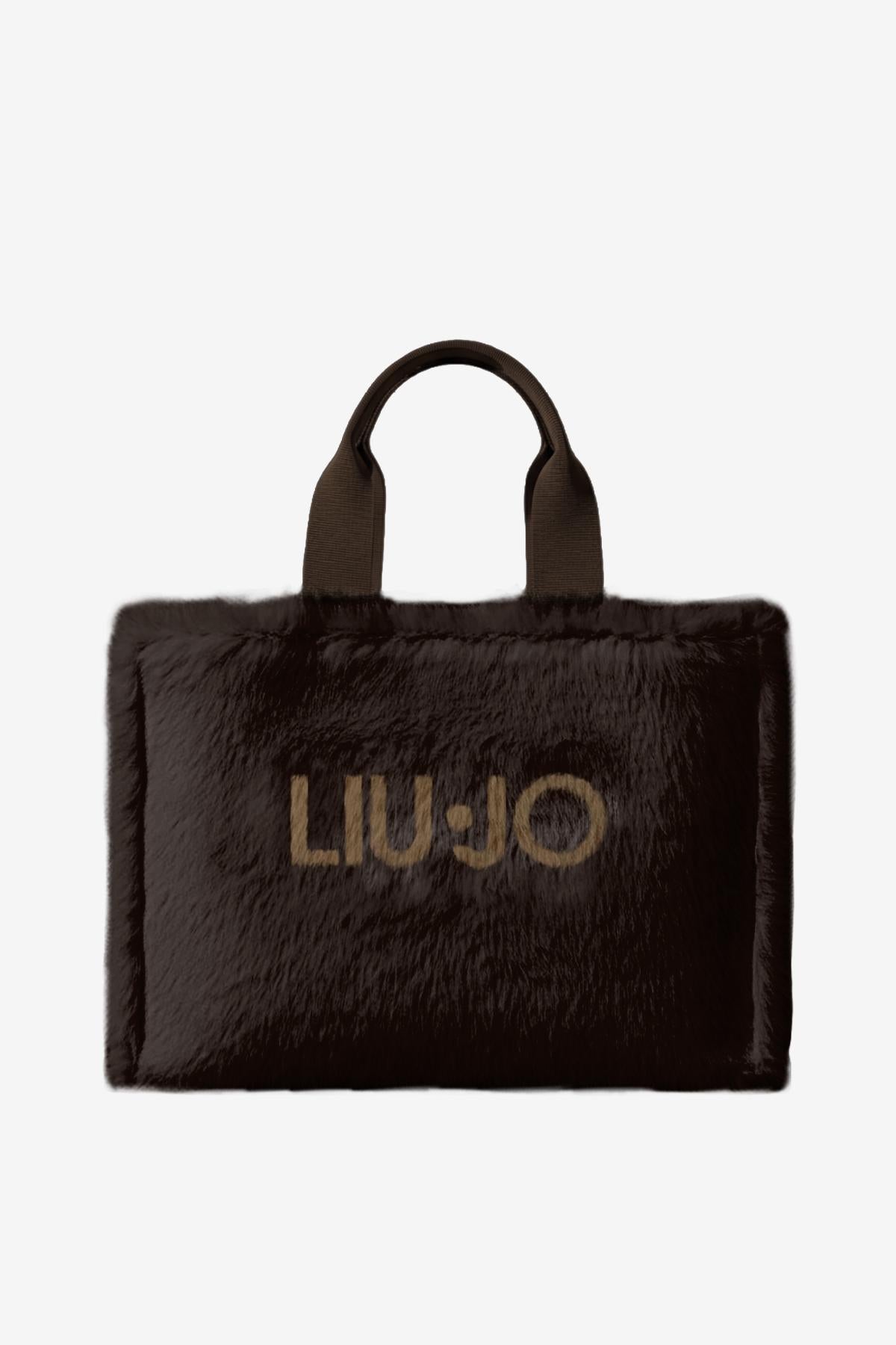 Liu Jo Tote Bag Grande Donna in Teddy con Tracolla