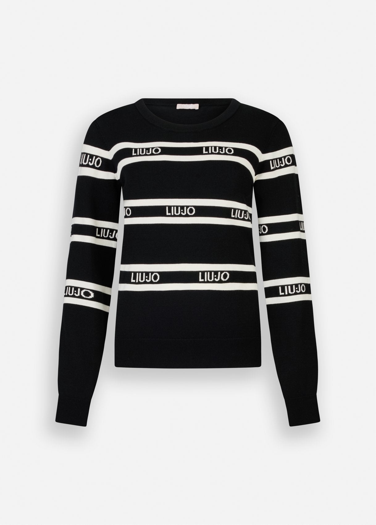 Maglione Liu Jo con logo a righe
