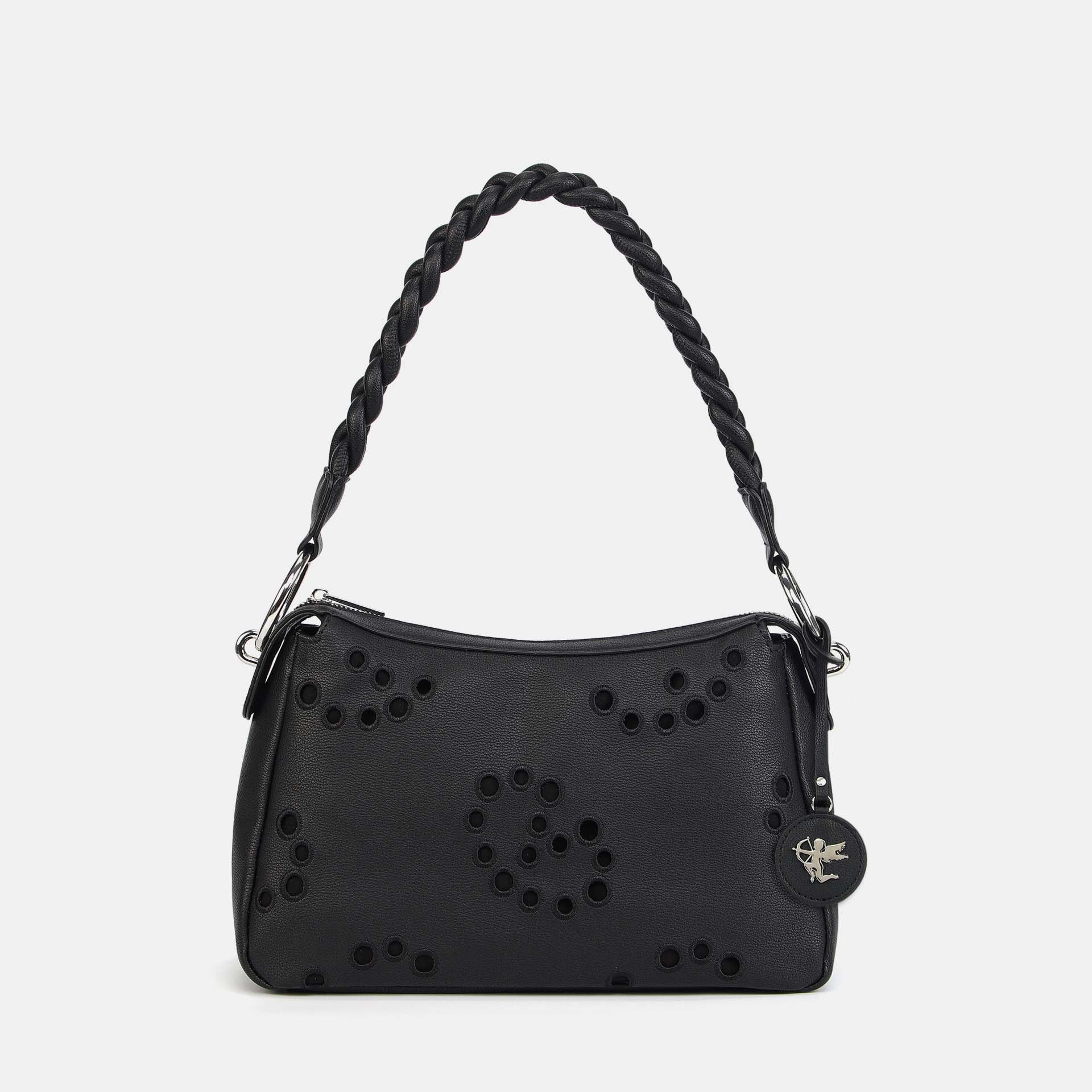 Y-Not Borsa a Spalla Angel Nero TU | Giò Fashion
