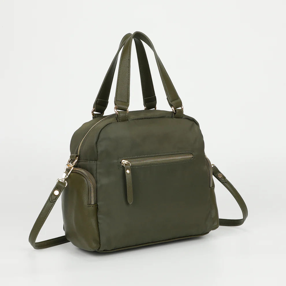 Mimi Mua borsa a mano con tracolla multifunzionale VERDE TU | Giò Fashion