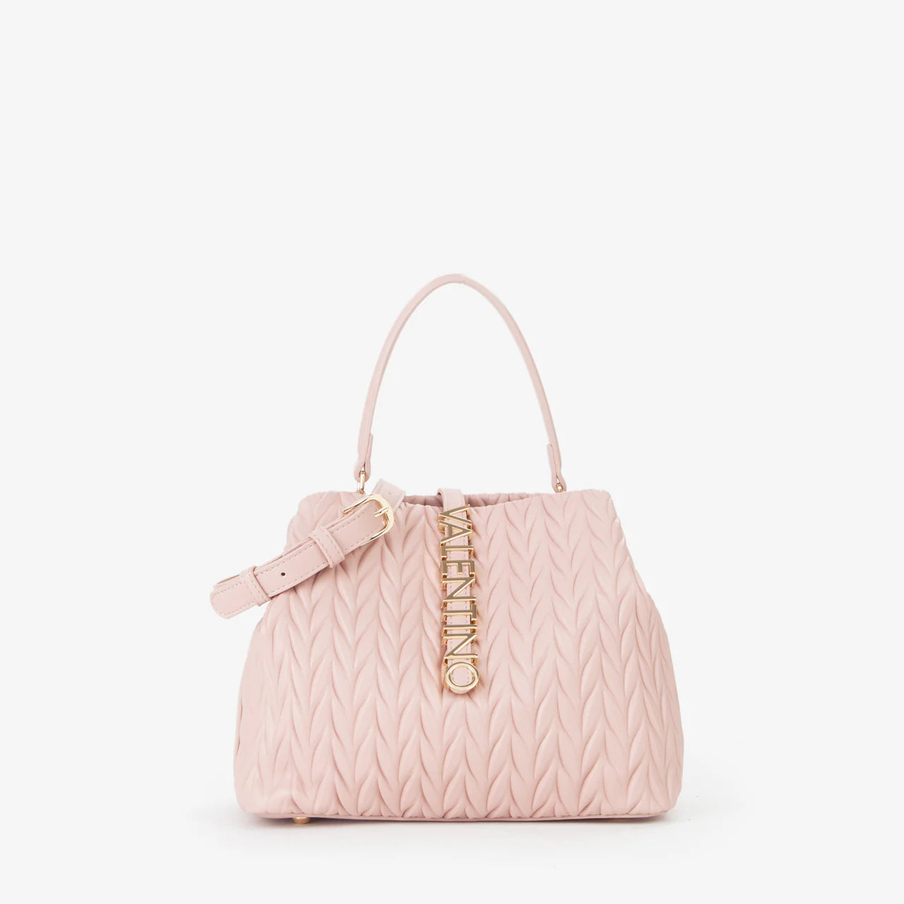 Valentino borsa a mano donna trapuntata con logo Rosa TU | Giò Fashion