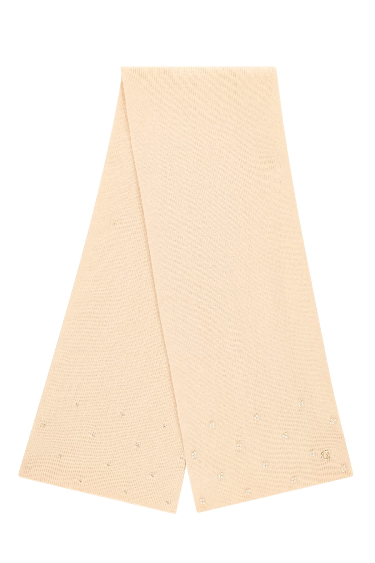 Guess Sciarpa Donna in Maglia con Dettagli Gioiello