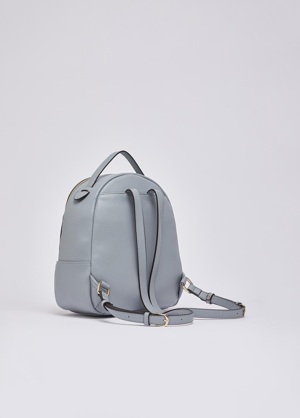 Zaino Liu Jo elegante con tasca frontale e chiusura zip Cloud TU | Giò Fashion