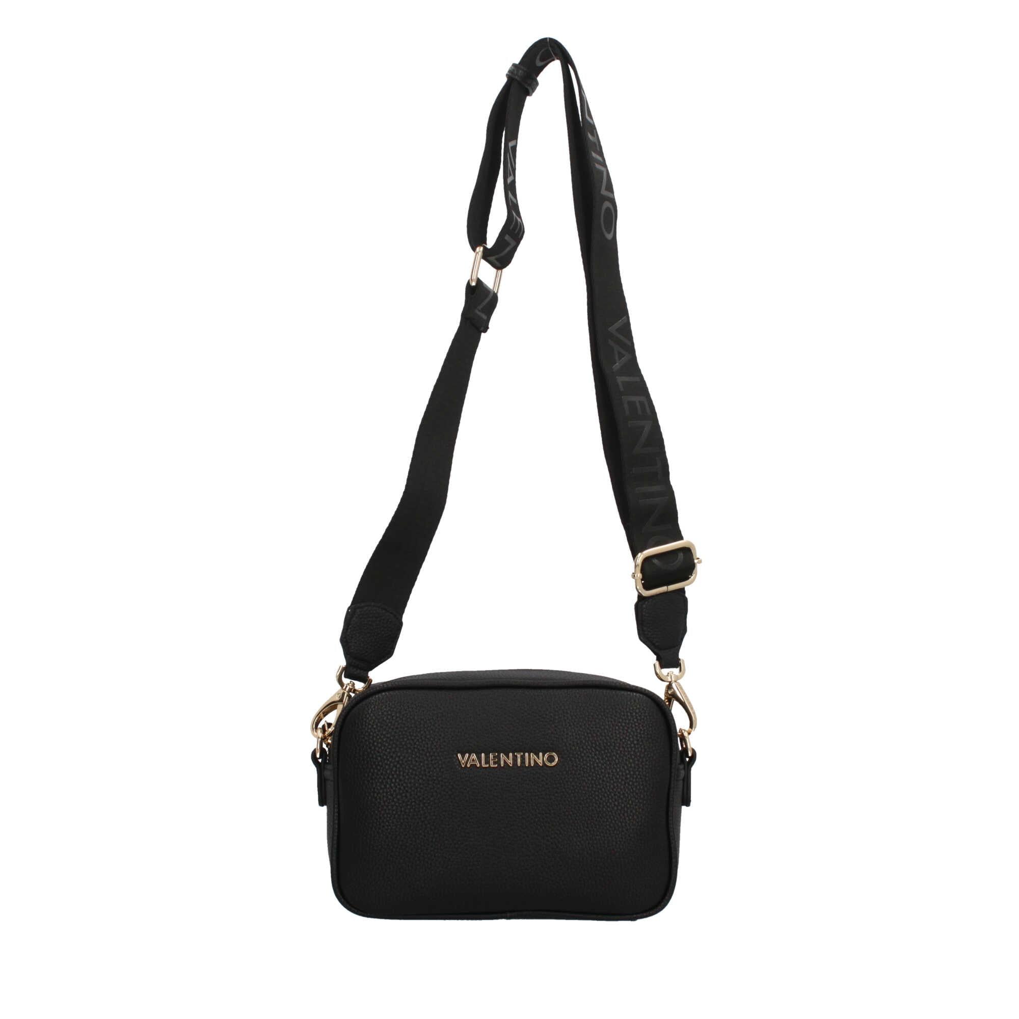 Borsa a tracolla Valentino con logo frontale e design compatto NERO TU | Giò Fashion