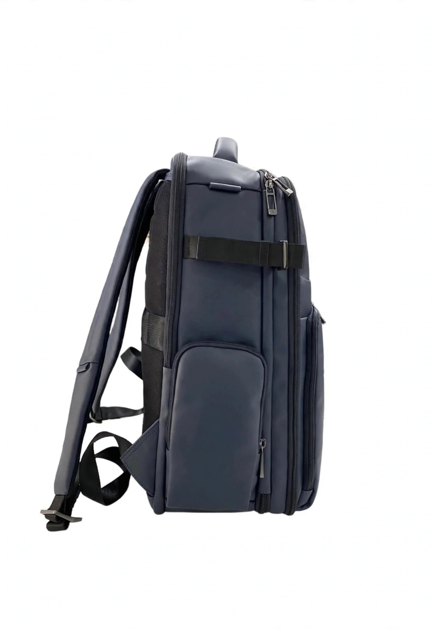 Piquadro Zaino da Viaggio e Lavoro in Tessuto Gommato Idrorepellente Blu