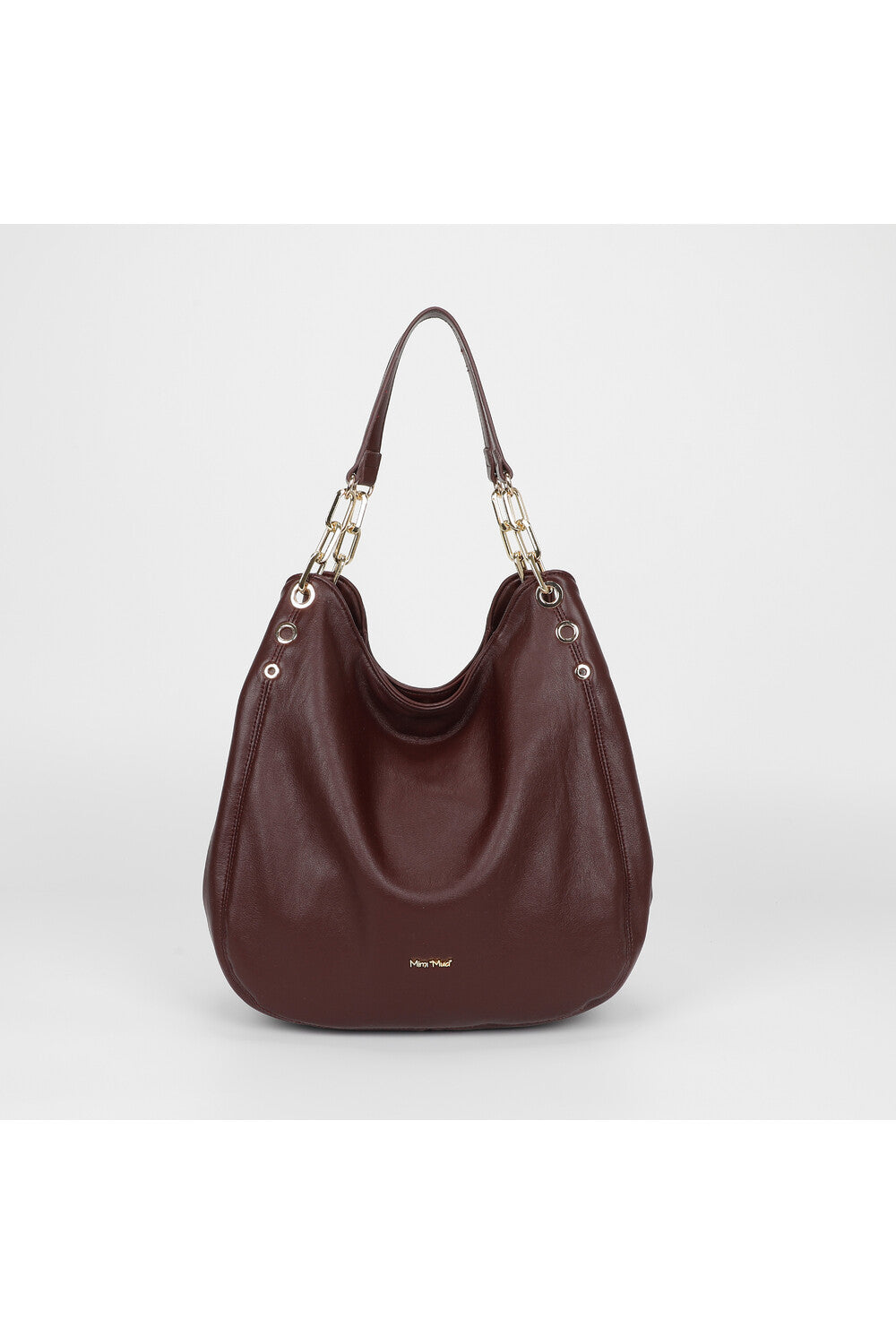 Borsa Mimi Mua a spalla con catena BORDEAUX TU | Giò Fashion