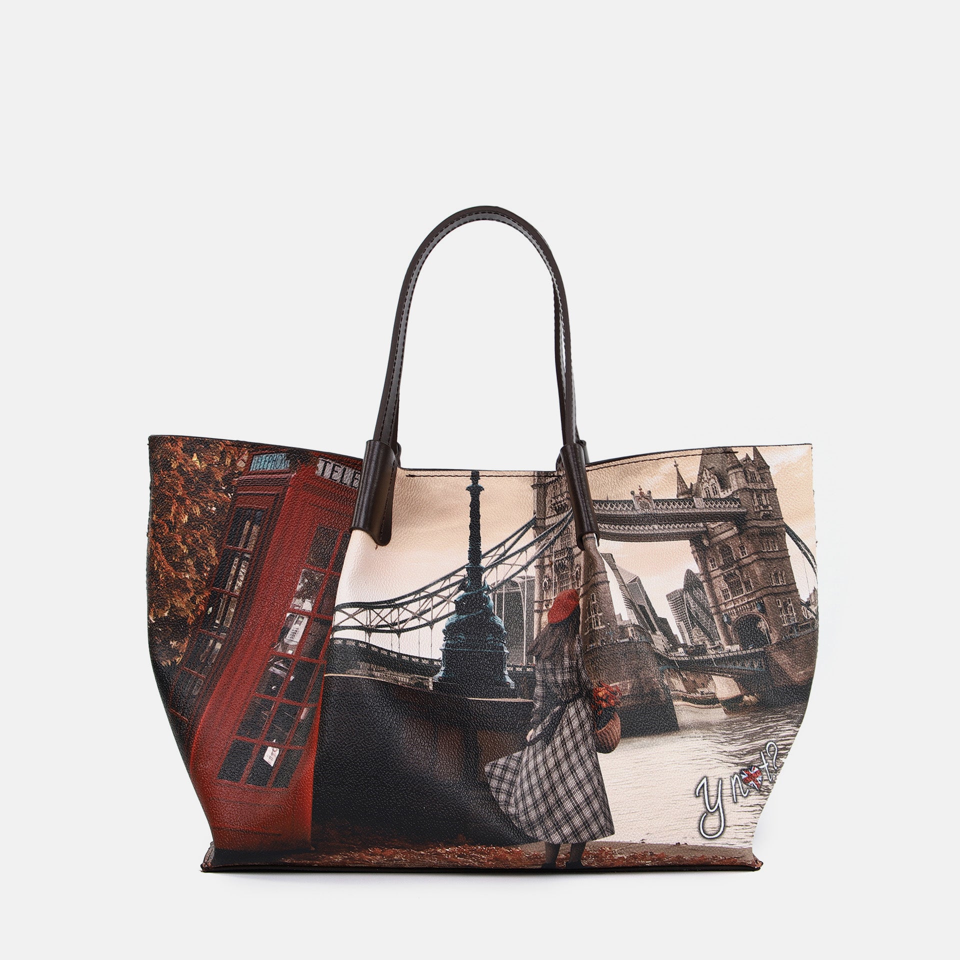 Ynot shopping bag con doppi manici