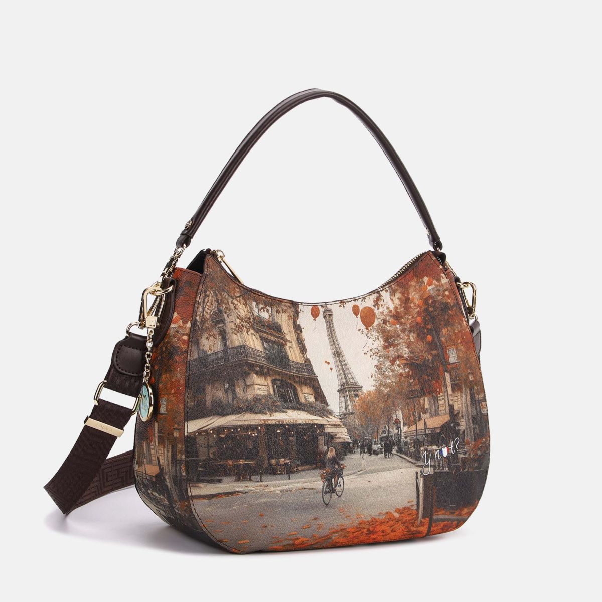 Ynot? Yes Bag Hobo Bag Donna con Tracolla