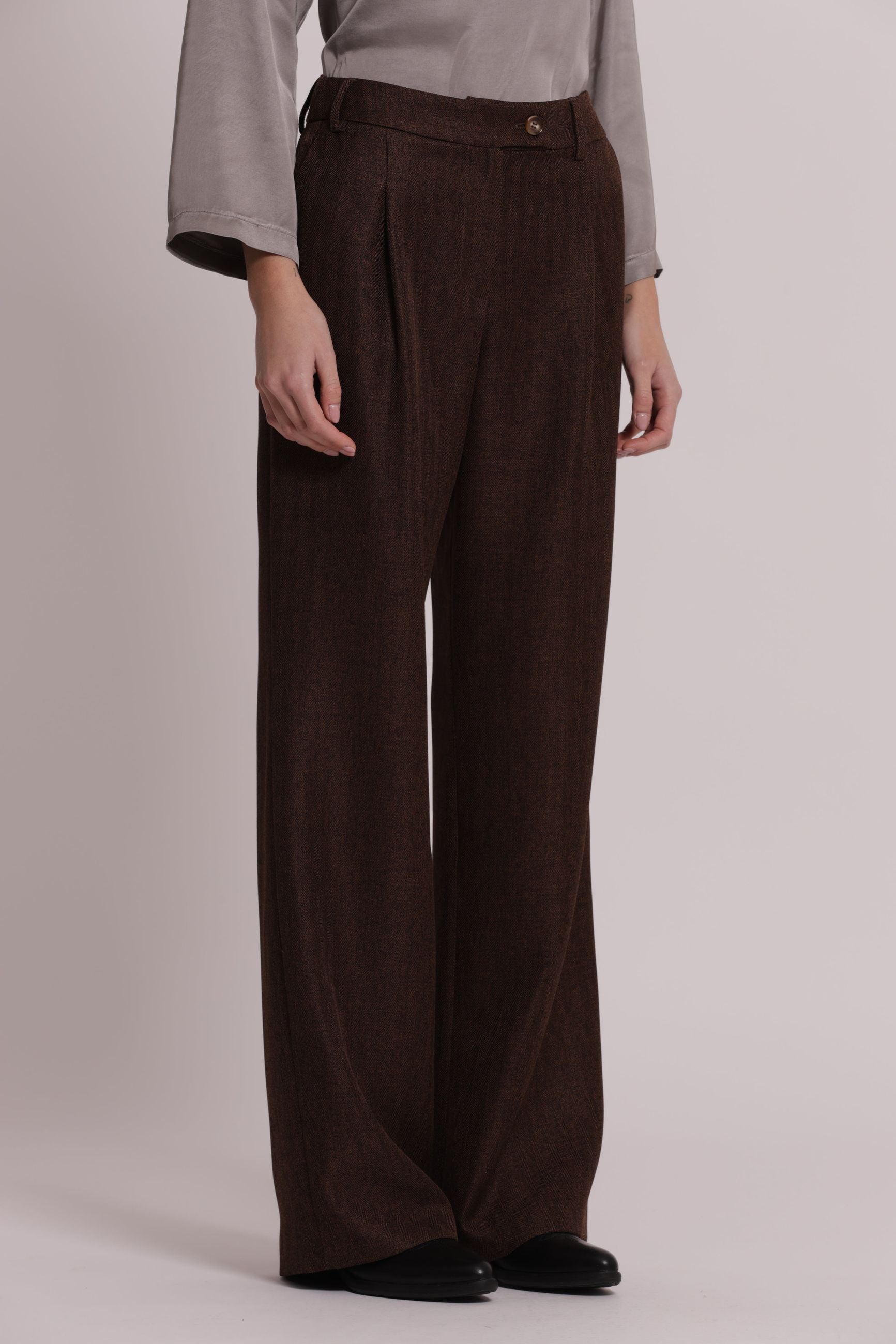 Pantalone Palazzo Donna Mimi Mua in Tweed