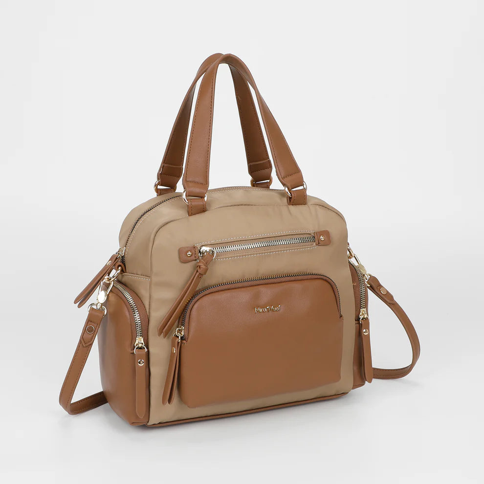 Mimi Mua borsa a mano con tracolla multifunzionale Beige TU | Giò Fashion