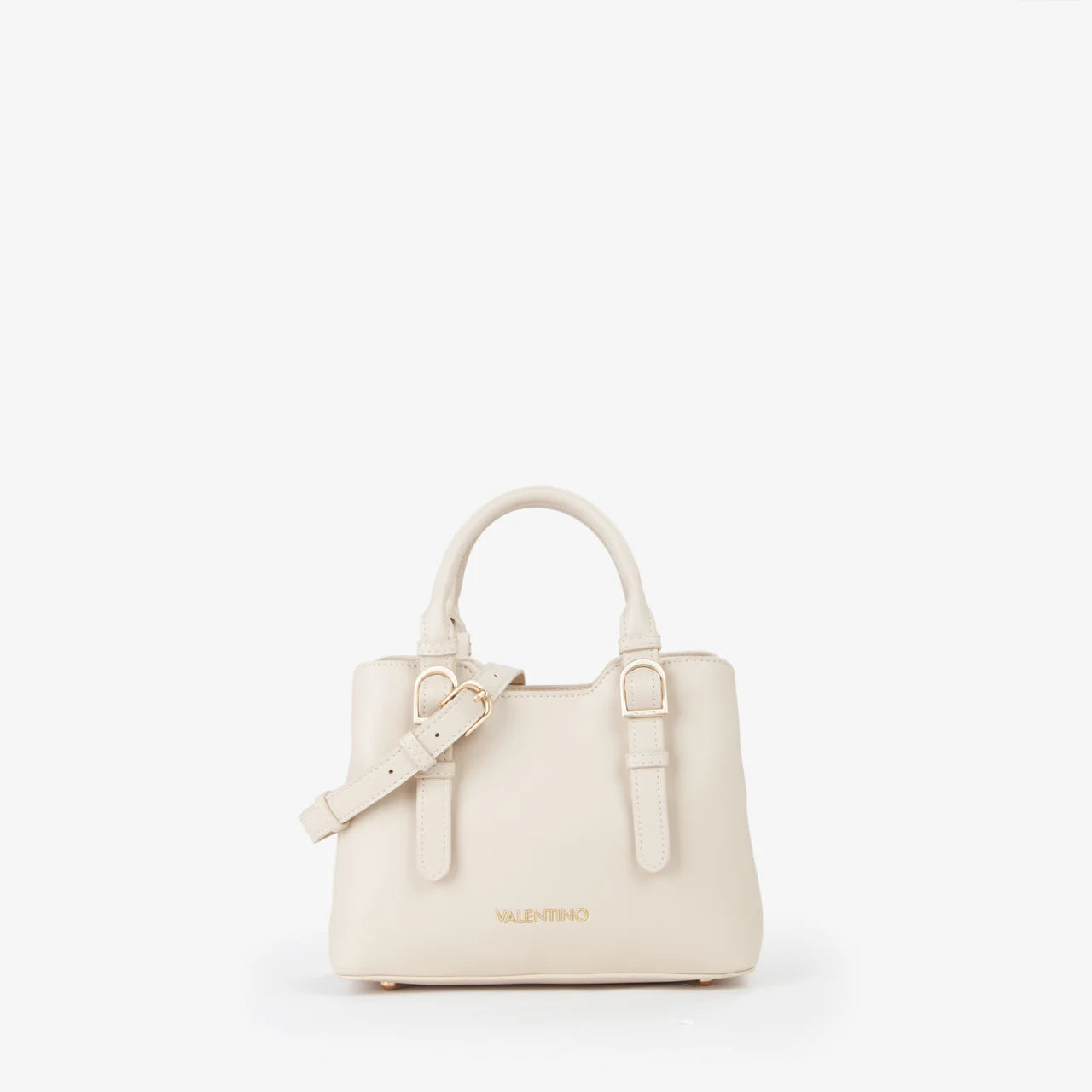 Valentino borsa a mano compatta con tracolla regolabile Avorio TU | Giò Fashion