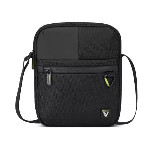 Tracolla grande Roncato rettangolare porta tablet pratica e organizzata NERO TU | Giò Fashion