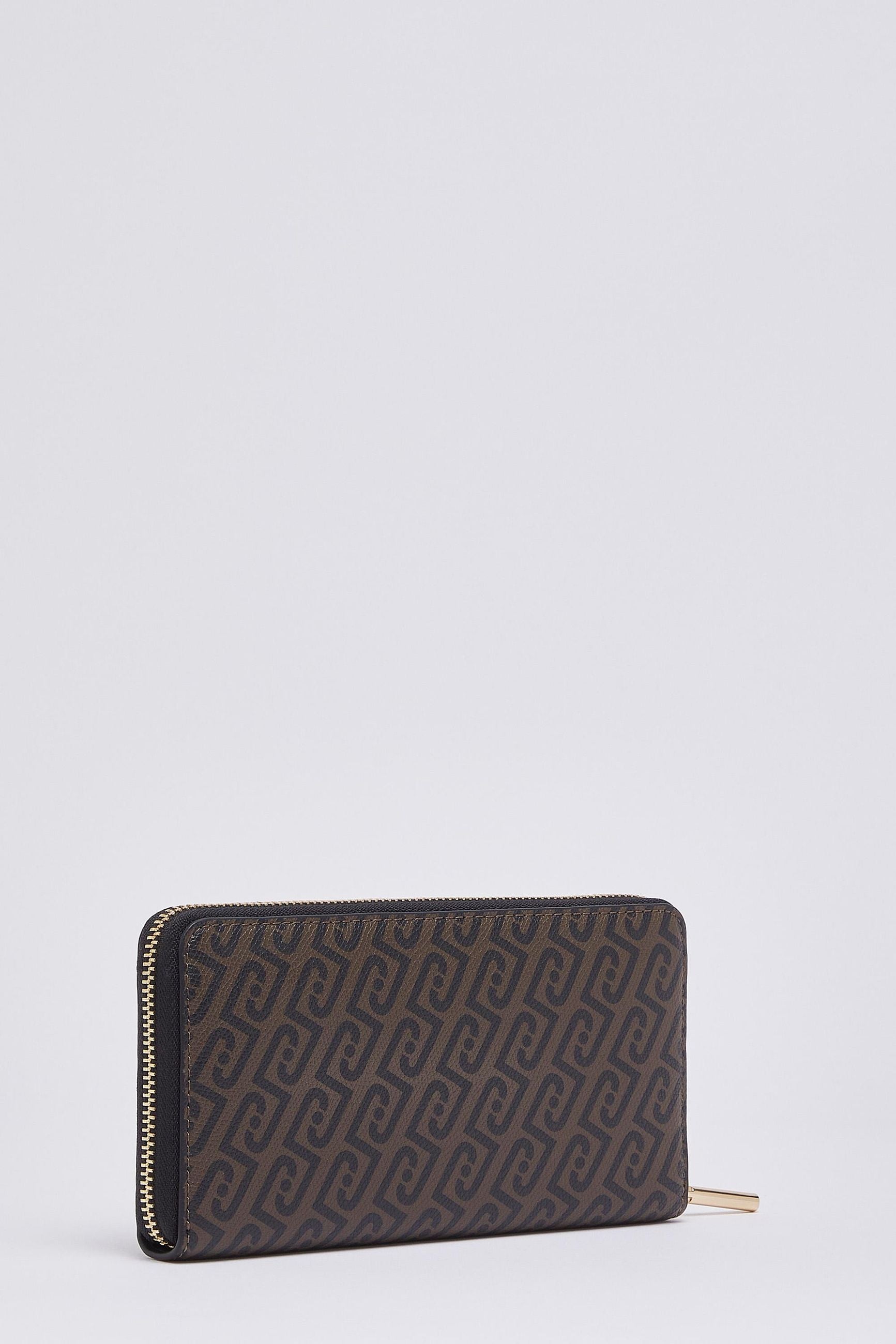 Liu Jo Portafoglio Grande Donna Zip Around Monogram
