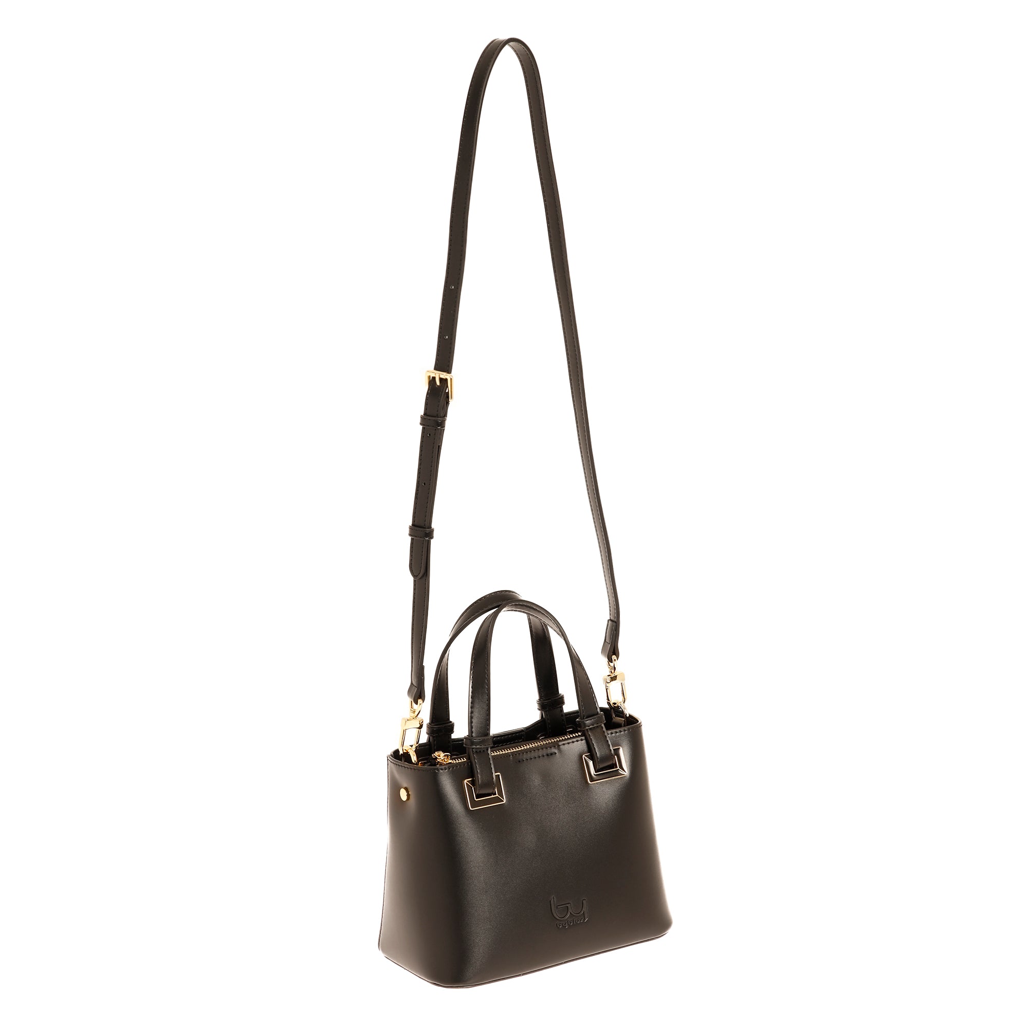 Borsa a mano Byblos donna compatta con doppio manico e tracolla regolabile Nero TU | Giò Fashion