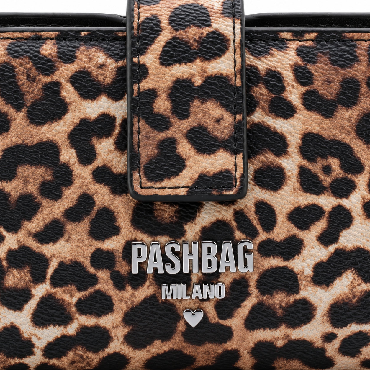 Portafoglio Pash Bag Cliff con fantasia animalier