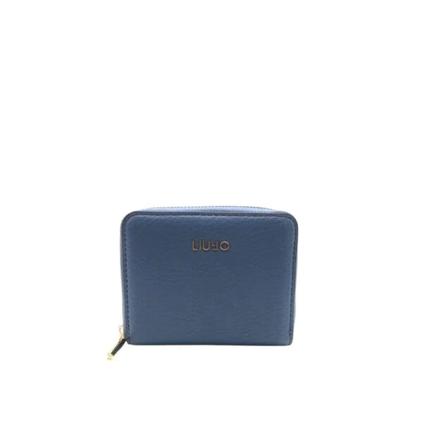 Portafoglio Liu Jo piccolo con zip around DENIM TU | Giò Fashion