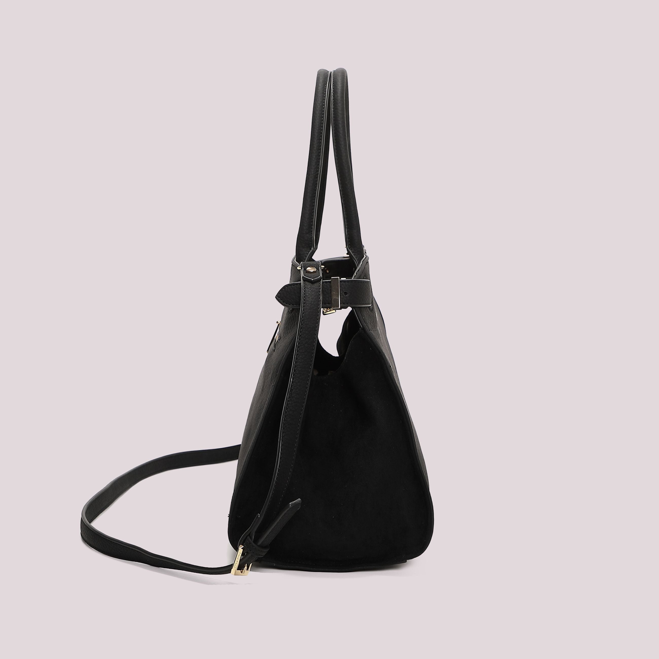 Borsa Shopping Donna Mimi Mua con Fianchi Effetto Camoscio