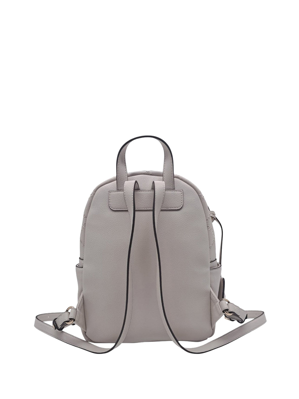 Zaino Liu Jo compatto con logo in rilievo e tasche laterali Grigio TU | Giò Fashion