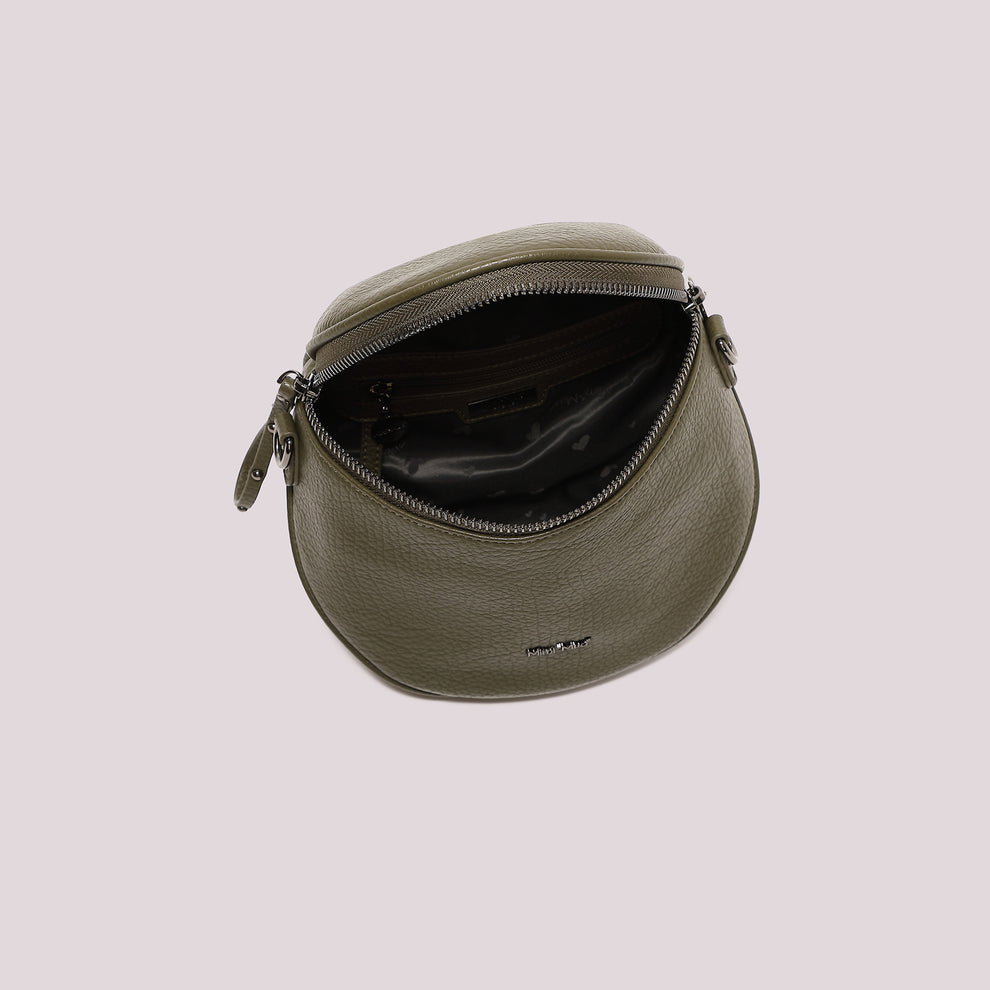 Mimi Muà Borsa Marsupio Donna con Tracolla Logata – Borsa Casual a Spalla e Tracolla