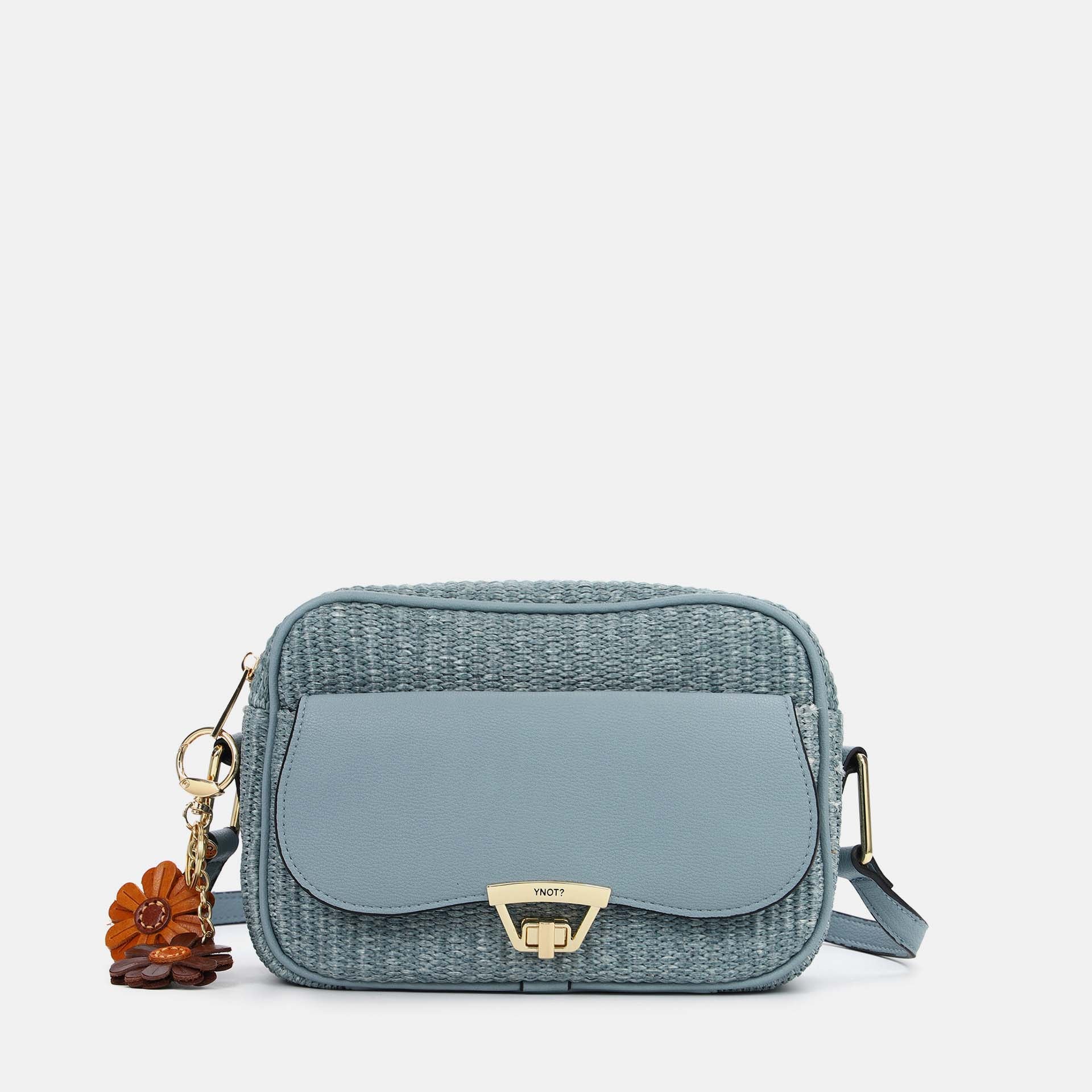 Y-Not Borsa Camera Malindi Azzurro TU | Giò Fashion
