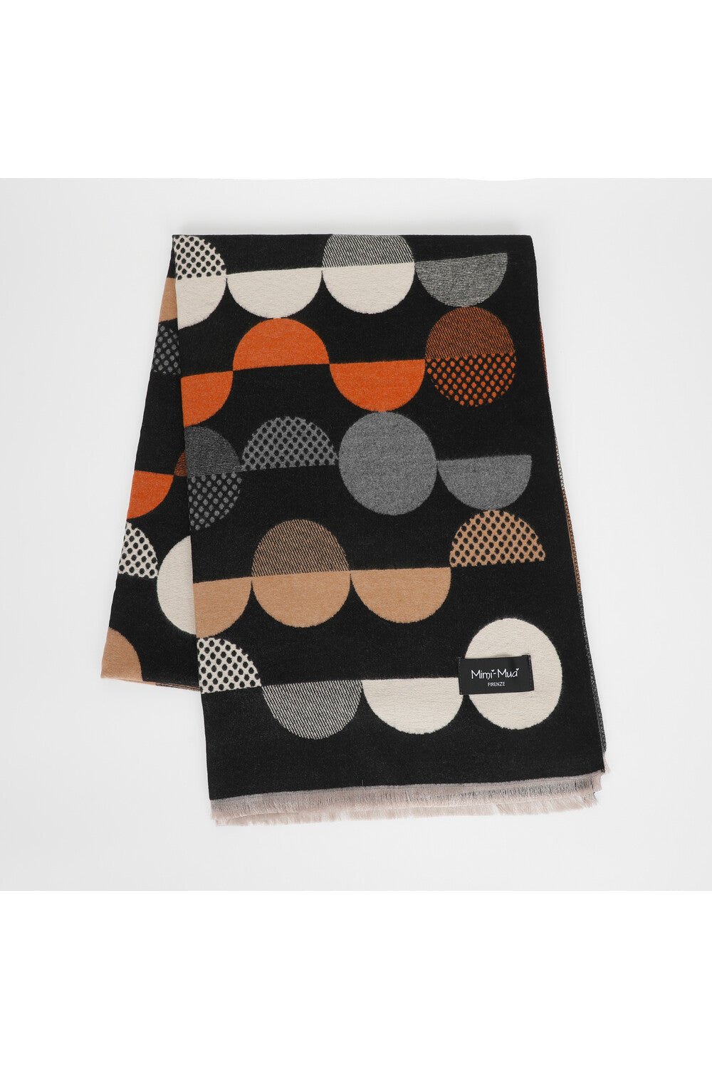 Sciarpa donna Mimi Mua con fantasia geometrica moderna