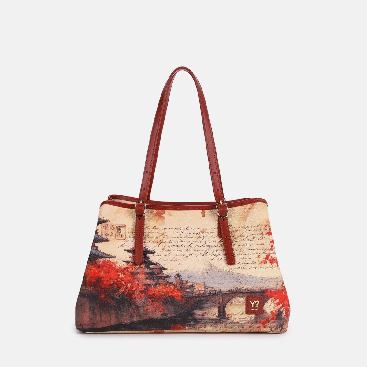 Ynot? Yes Bag Borsa Tote Grande Donna con Tracolla