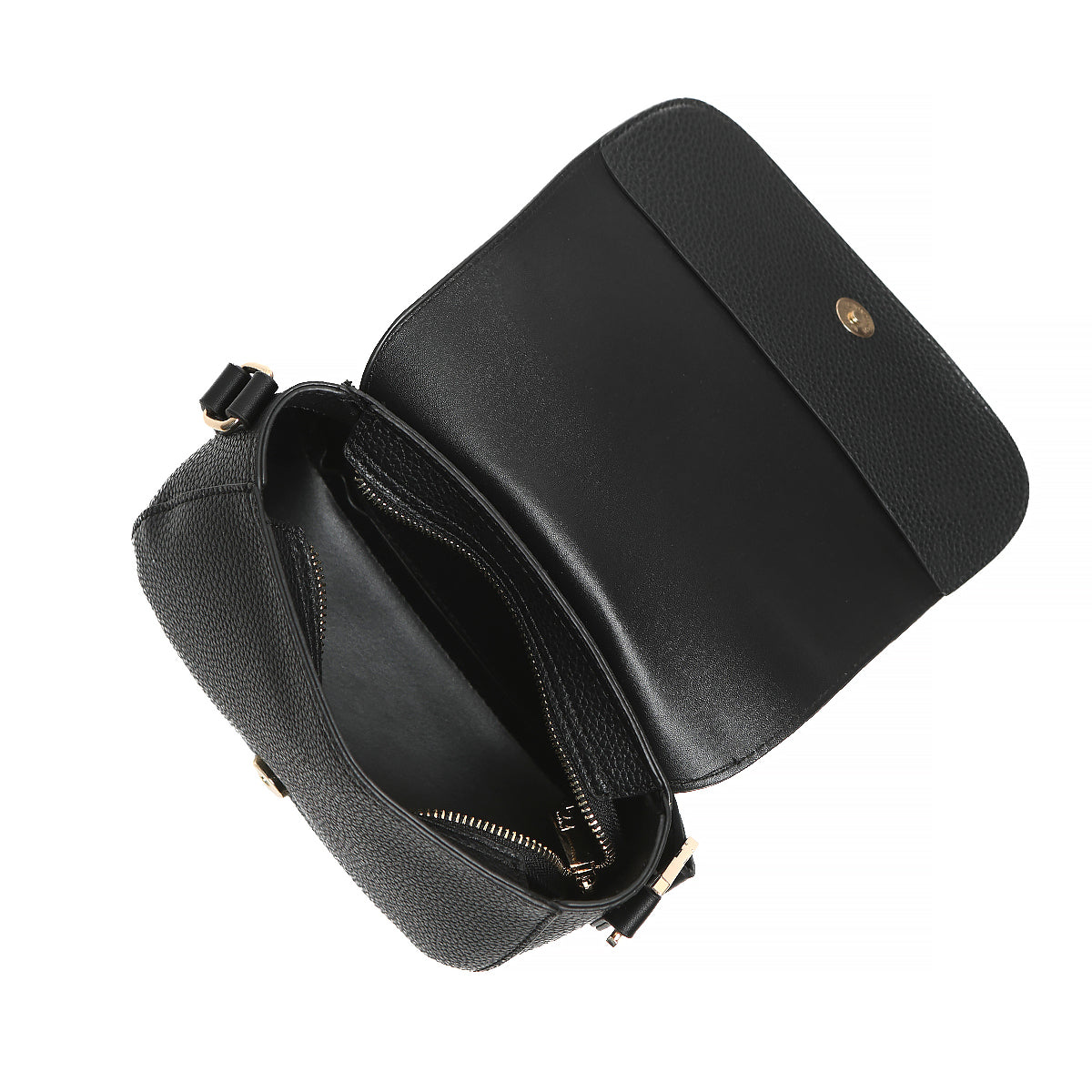 Borsa a tracolla By Byblos con patta e logo frontale NERO TU | Giò Fashion